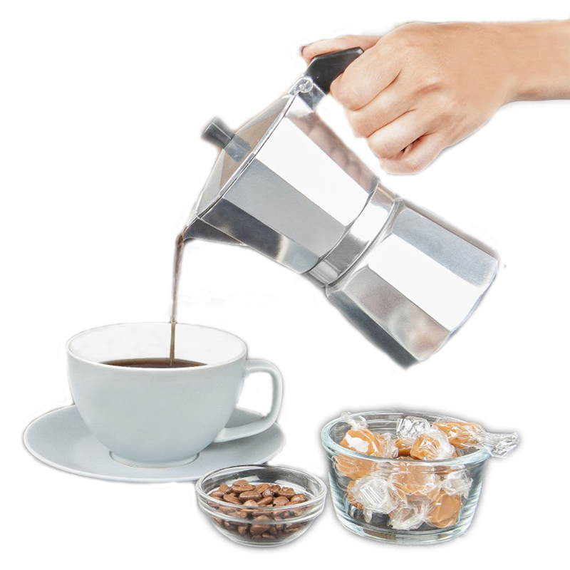 Coffee Equipment Wholesale - 알루미늄 에스프레소 메이커 라떼 커피 메이커