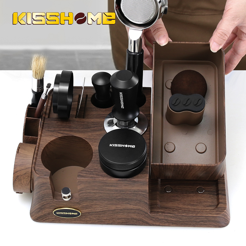 Coffee Equipment Accessories - KISSHOME 에스프레소 탬퍼 스테이션 노크 박스