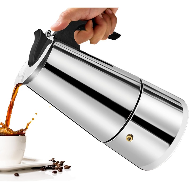 Coffee Equipment Wholesale - 6 컵 모카 포트 스테인레스 스틸