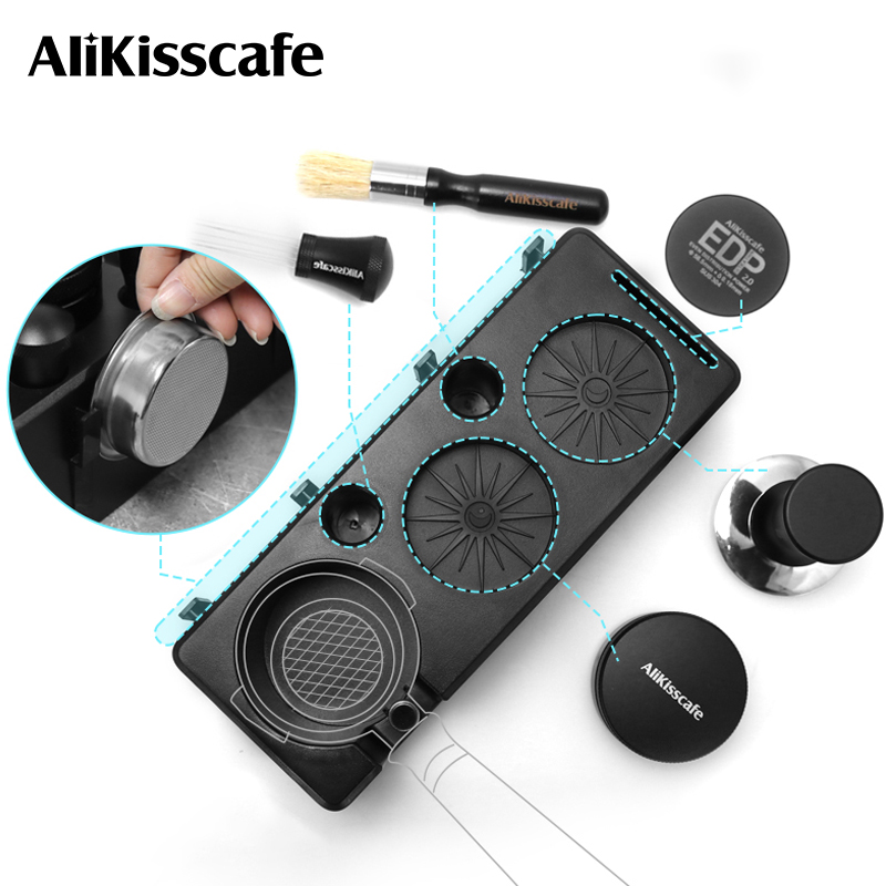 Coffee Equipment Accessories - AliKisscafe 커피 탬핑 스테이션 Portafilter 홀더