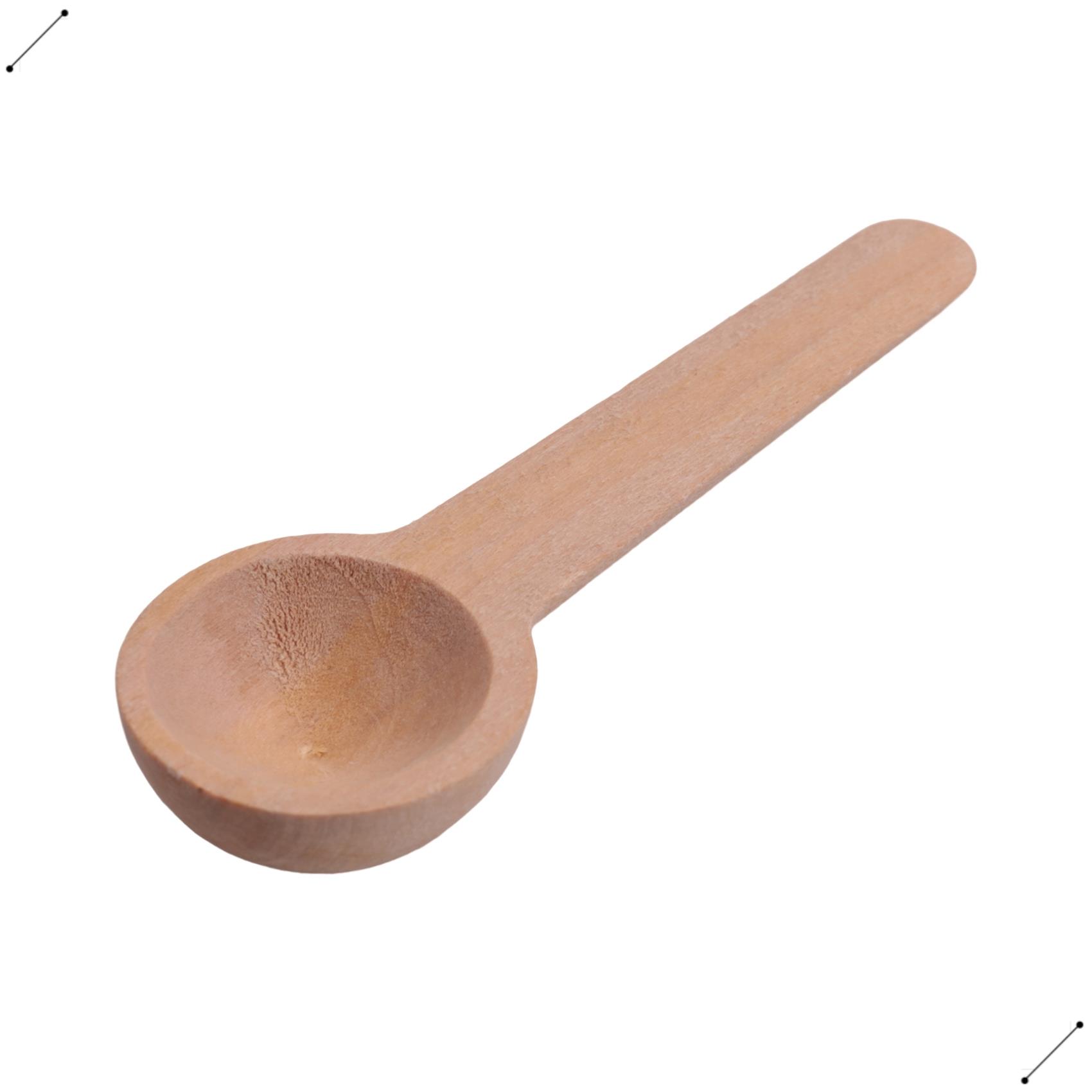 Coffee Equipment And Tools - 100 조각 미니 나무 숟가락 작은