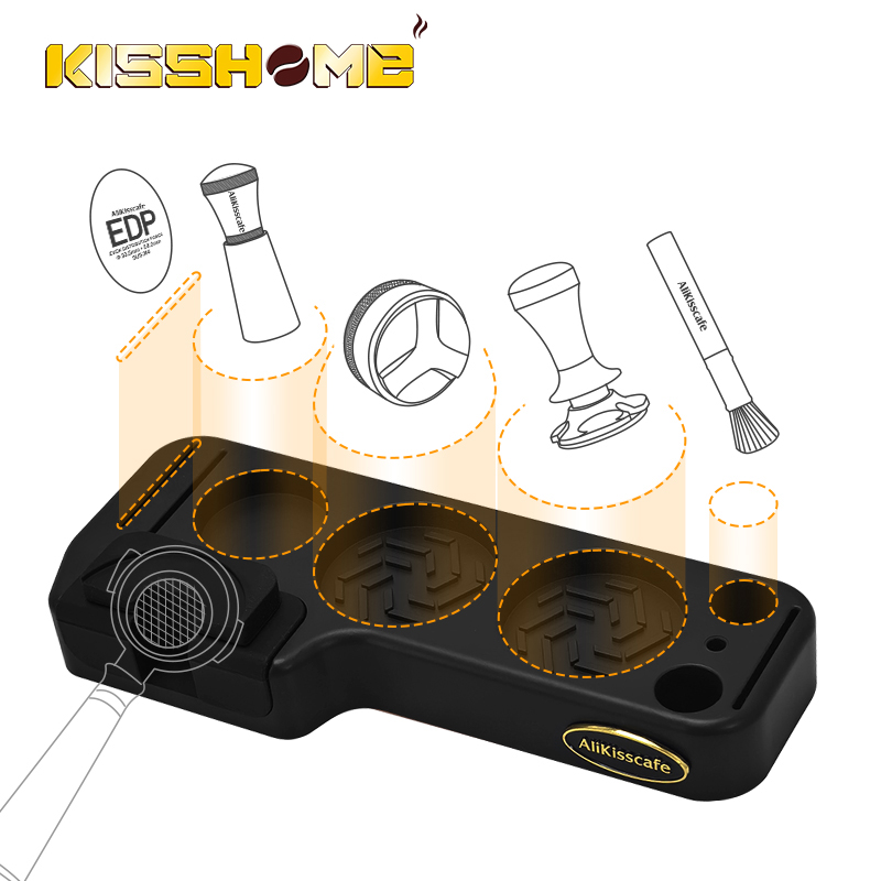 Coffee Equipment Accessories - 알리키스카페 커피 탬핑 스테이션 매트 포타필터