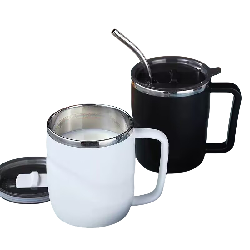 Coffee Equipment And Tools - 400ml 슬라이딩 뚜껑 진공 단열 커피