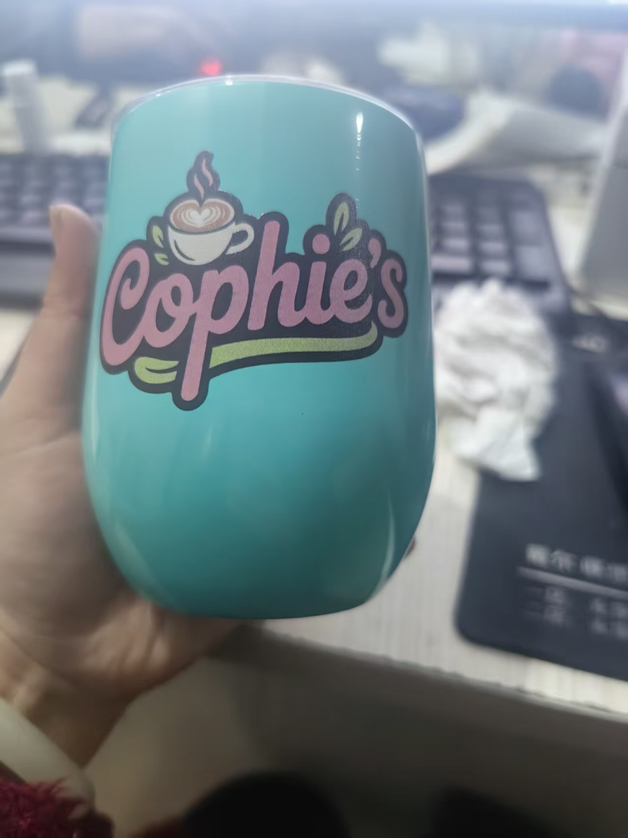 Coffee Equipment Eu - 12온스 에그 머그 여행용 커피 머그