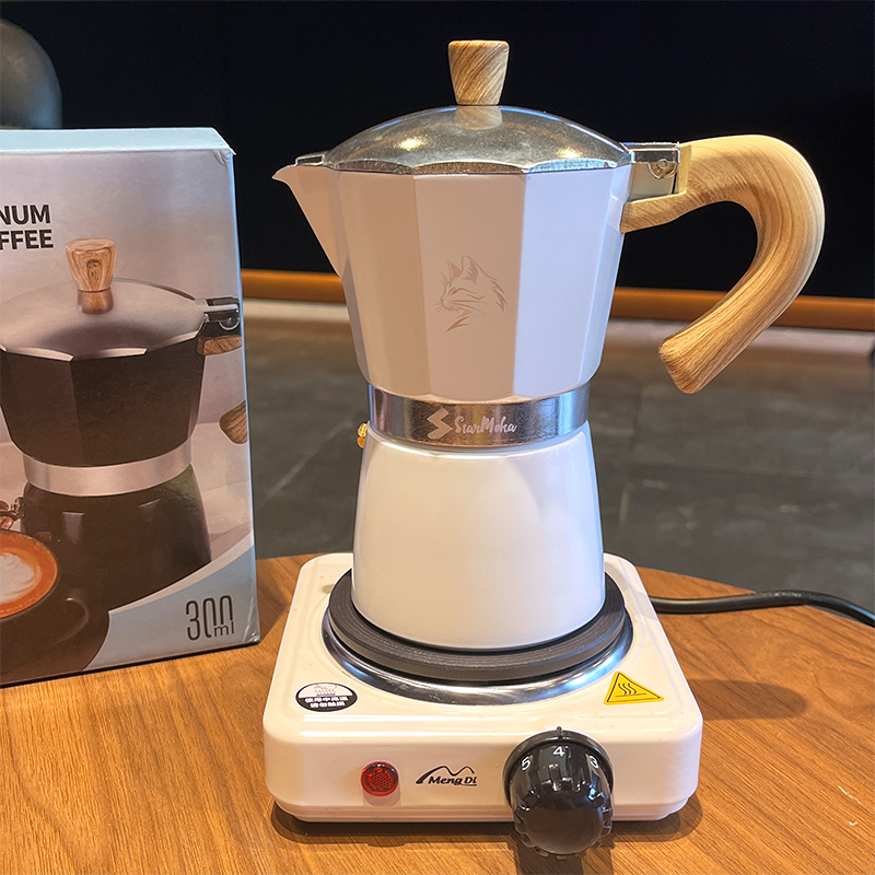 모카포트 3/6컵 - 가스 및 전기레인지용 이탈리아식  - Coffee Equipment Wholesale 리뷰 및 가격