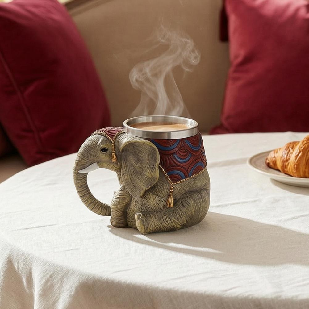 코끼리 머그컵 레진 커피잔 코끼리 커피 머그컵 3D 태 - Coffee Equipment Eu 리뷰 및 가격