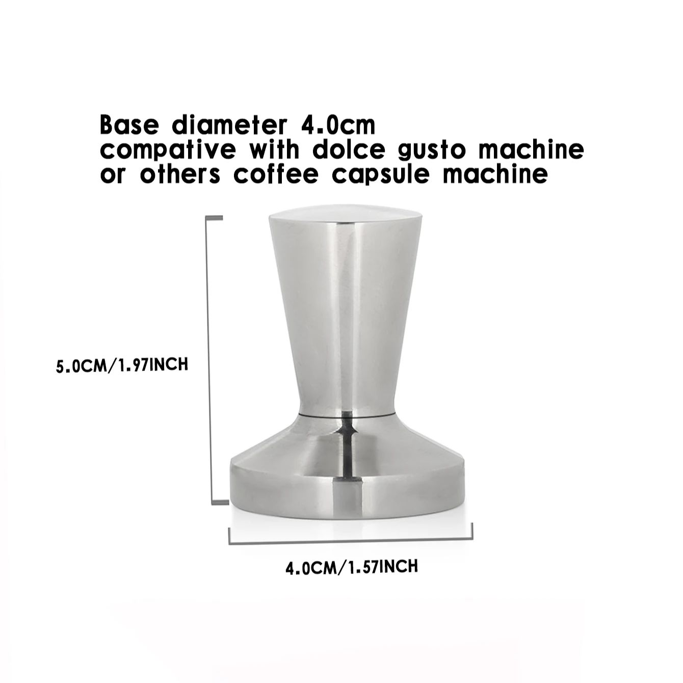 스테인레스 스틸 스마트 돌체 구스토 커피 탬퍼 40MM - Coffee Equipment Wholesale 리뷰 및 가격