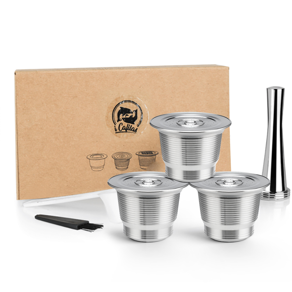 네스프레소 재사용 가능한 커피 캡슐 스테인레스 스틸 리 - Coffee Equipment Wholesale 리뷰 및 가격