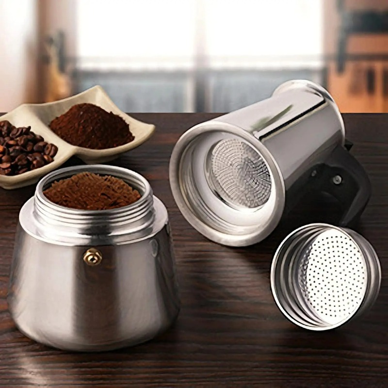 6 컵 모카 포트 스테인레스 스틸 커피 메이커 여과기  - Coffee Equipment Wholesale 리뷰 및 가격