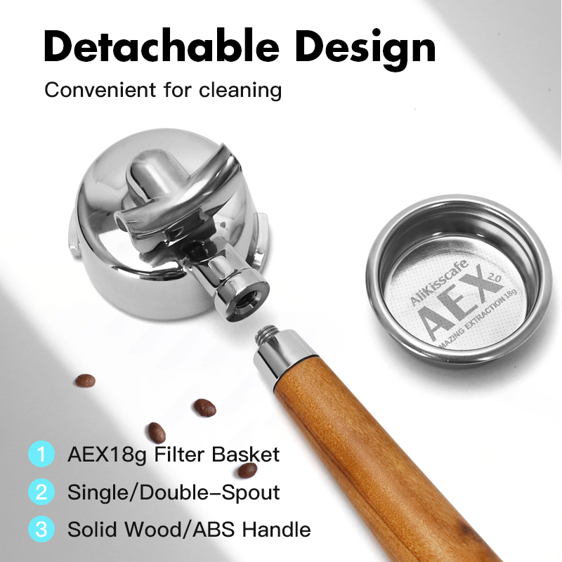 AliKisscafe 58MM 커피 포터필터, 가기아  - Coffee Equipment Accessories 리뷰 및 가격