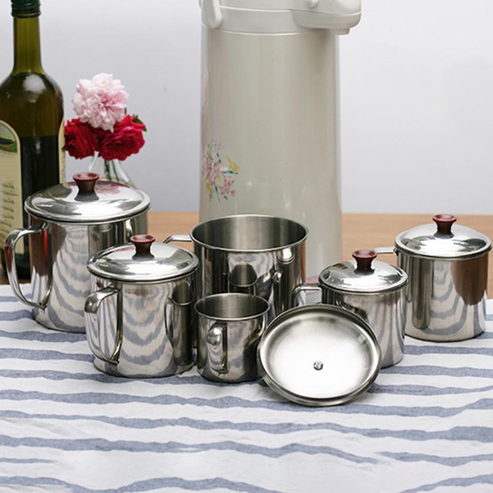 손잡이 컵 스테인레스 스틸 커피 머그잔 여행 캠핑을위한 - Coffee Equipment Eu 리뷰 및 가격