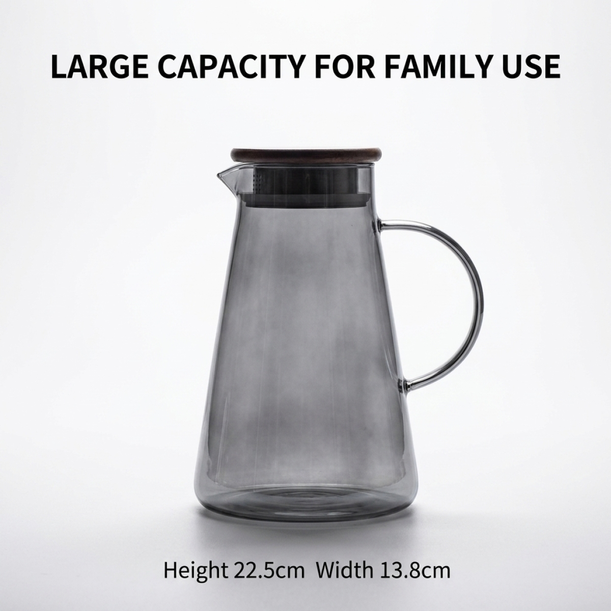 내열 유리 주전자(뚜껑 포함), 고붕규산염, 1.8L, - Bean Hopper Lid 리뷰 및 가격