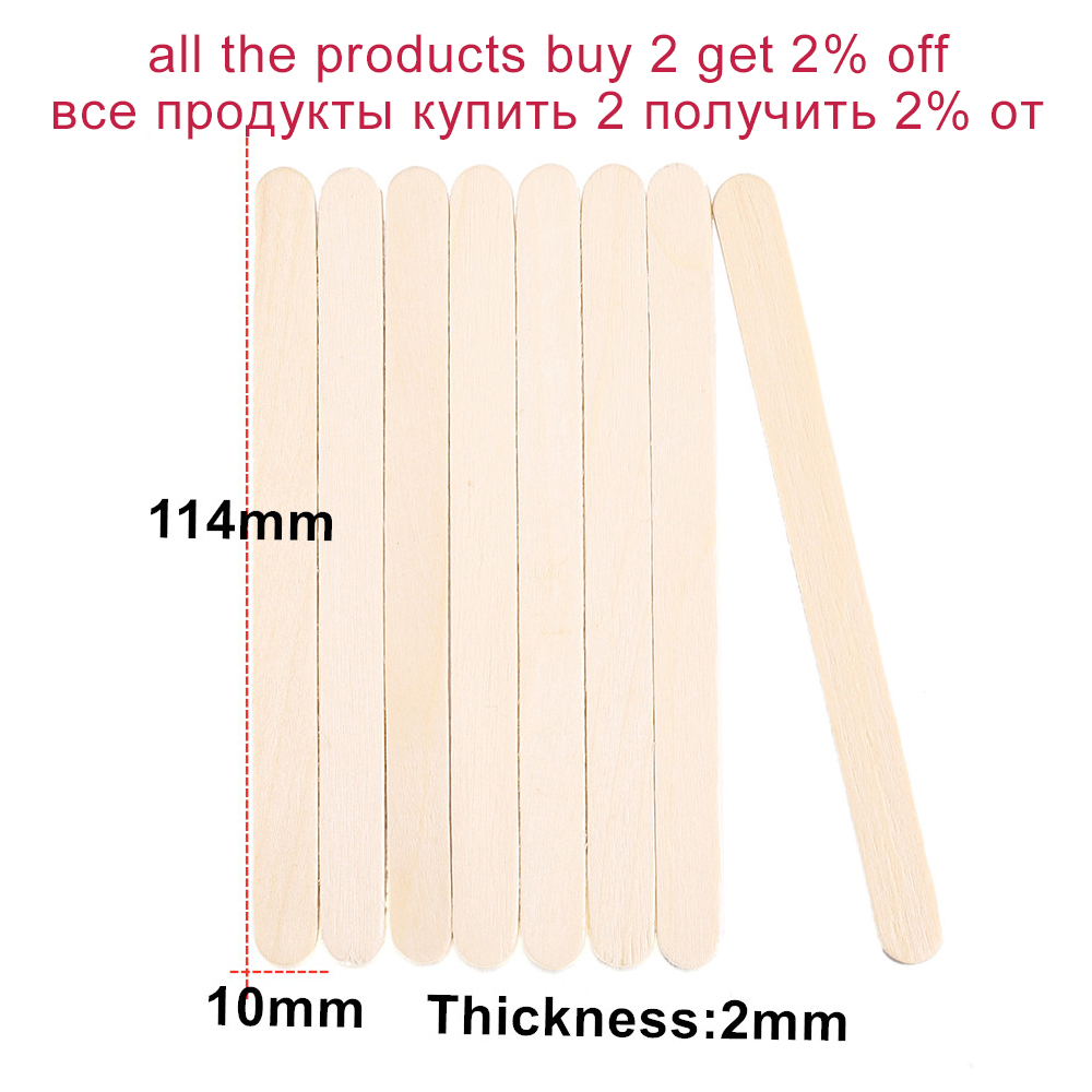 11cm 나무 커피 차 아이스크림 아이스바 스틱 50- - Coffee Equipment And Tools 리뷰 및 가격