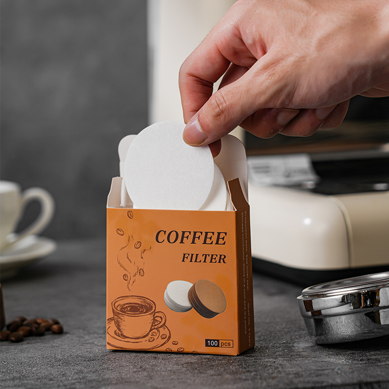 100Pcs 라운드 커피 필터 종이 세트 51mm/53 - Coffee Equipment Wholesale 리뷰 및 가격