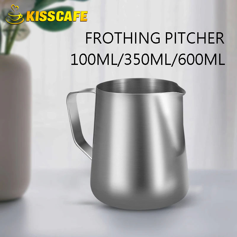 우유 Frother 주전자 스테인레스 스틸 용기 100 - Coffee Equipment Wholesale 리뷰 및 가격