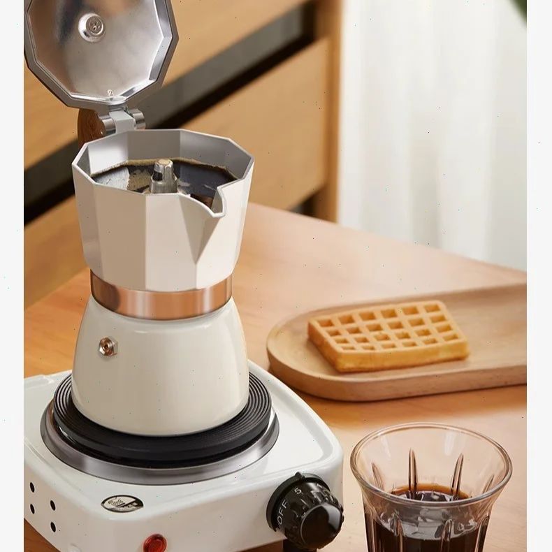 둥근 바닥 모카포트 싱글 밸브 소형 가정용 커피 메이커 - Coffee Equipment Accessories 리뷰 및 가격