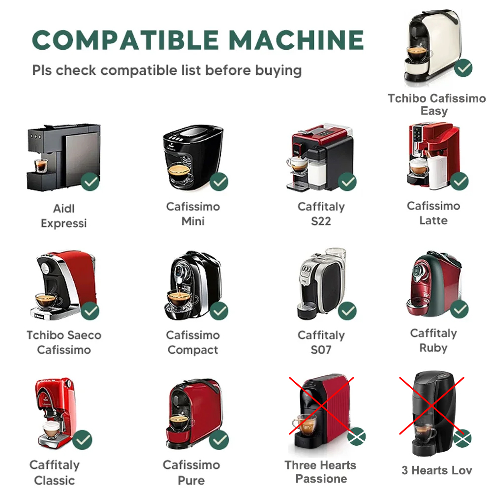 3 하트 Tchibo Cafissimo K 수수료 스테 - Coffee Equipment Wholesale 리뷰 및 가격